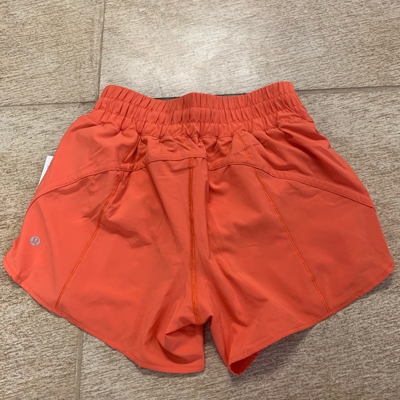 ❤️LULULEMON TRACK THAT MR SHORT 5”-WARM CORAL-6/8 - Picture 6 of 11